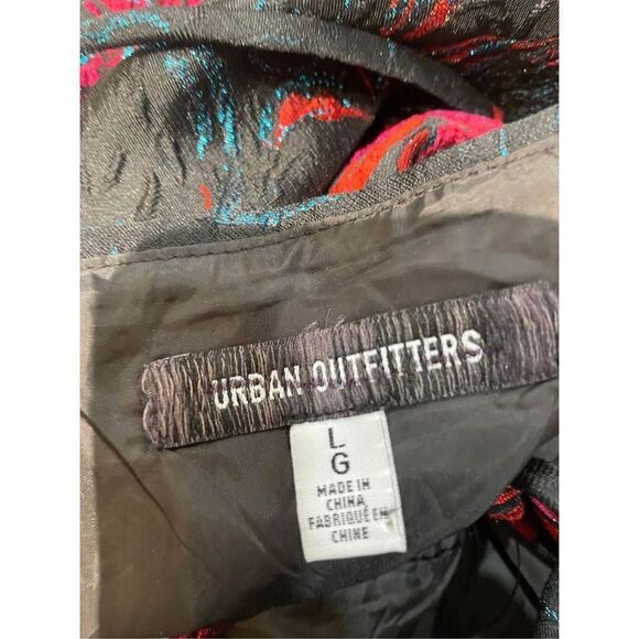 New Urban Outfitters UO Electric Heart Strappy-Back Mini Dress Size L - Picture 10 of 10